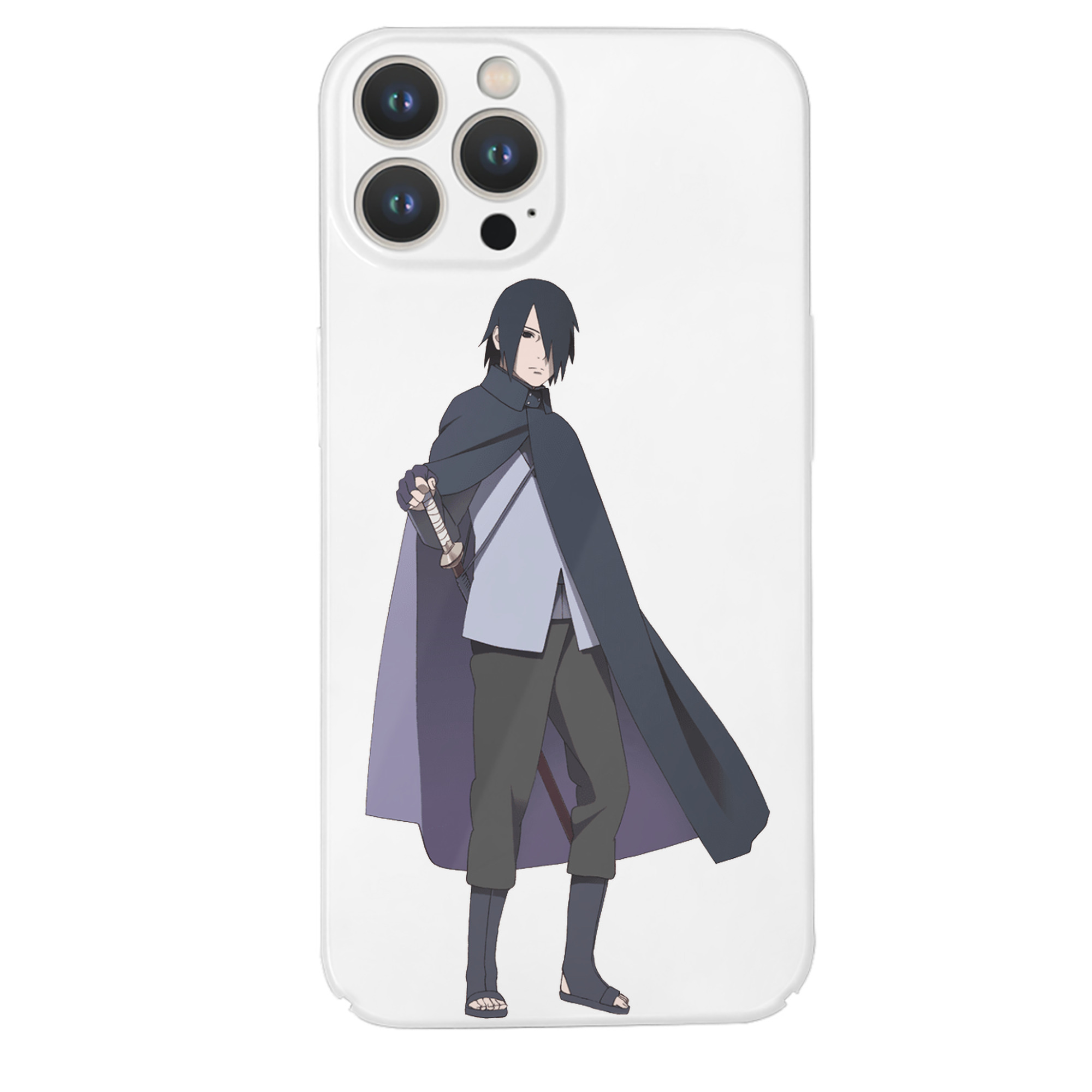 （画像用） NARUTO -ナルト- うちは サスケ Uchiha Sasuke 【iPhone 14シリーズ対応】ハードケース